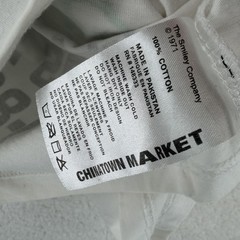 Chinatown Market Shirt Mens Small White Outdoor Ventures CTM Smiley Long Sleeve