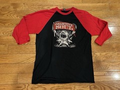 Collective Soul Band Shirt Mens L Tultex Raglan Baseball Tee Tour Discography