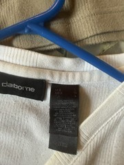 Claiborne Men’s Knit Shirt Lot – SS (2) Cream Olive; LS (4) Cream Olive Tan Blk