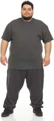 BILLIONHATS 12 Pack Plus Size Men Cotton T-Shirt Bulk Big Tall Short Sleeve