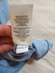 Polo Ralph Lauren Men’s Blue Cotton Classic Fit Polo Logo T-Shirt Size 2XL