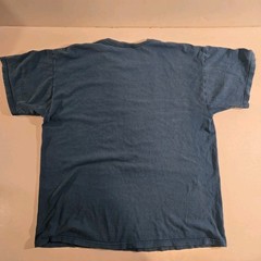 Fruit of the Loom Men’s XL Blue Heavy Cotton Short Sleeve Crew Neck T-Shirt Top