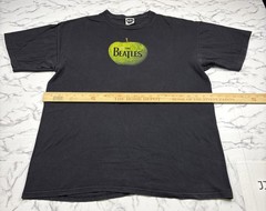 VTG 2008 The Beatles Apple Records Faded Green Apple Black Band Promo T-Shirt XL