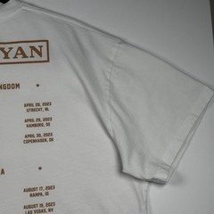 Zach Bryan ‘The Burn Burn Burn Tour 2023’ Concert Double Sided Print T-Shirt L