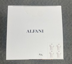 ALFANI Men’s XXL 4-Pack Slim-Fit Solid Cotton Undershirts 4 Total Shirts NWT
