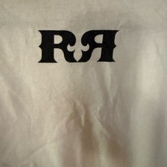 Rock Revival Logo Tee mens sz XL short sleeve white black red foil