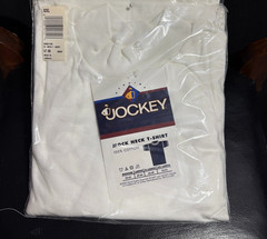 Set of Two Men’s Black and White Jockey High Neck T Shirt XXL 💯 Cotton NEW!