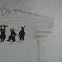 Vintage Montana T-Shirt Men Size XL Jerzees Combed Cotton Made in USA