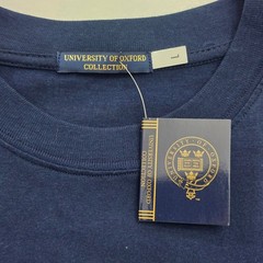 University of Oxford Collection Mens Navy Blue Crest Graphic T-Shirt New L