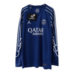 Jordan x PSG 2024/25 4th Dri-Fit Long Sleeve Jersey HJ0867-493 Asian Size