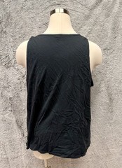 Vintage Y2K Funny Pineapple Graphic Tank Top Black Gildan 2XL “Nobody Likes Me”