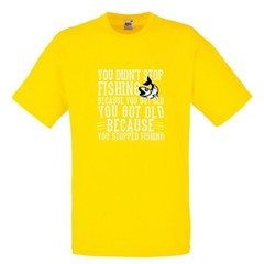 Fishing Fish Trout Old Novelty T Shirt Various Colours And Sizes