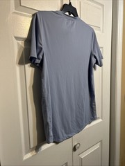 Kenneth Cole Active Short Sleeve Crew Neck T-Shirt Size M Medium Light Blue Mens