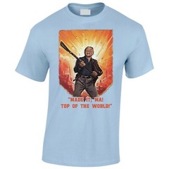 White Heat Inspired T Shirt Classic Gangster Movie James Cagney DTG Print