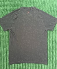 Gymshark Men’s Grunge Seamless T-Shirt Black Red Spell Out Logo Gym Tee Size L