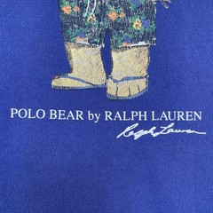 Polo Ralph Lauren Polo Bear Shirt Mens 2XL XXL Blue Preppy Classic Bucket Hat