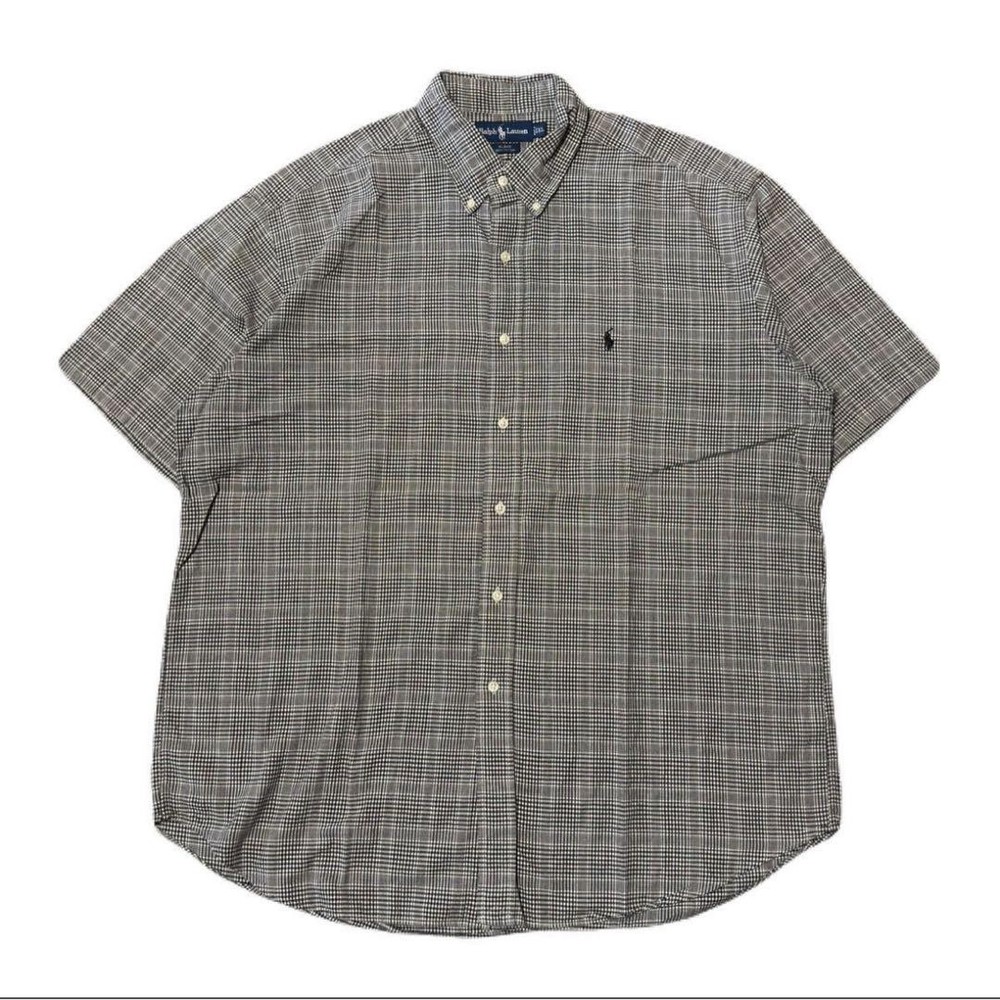 Ralph Lauren Blake XL Plaid Button-Down Shirt Used for 14Y+ Japan