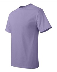 Hanes 5250 4XL Authentic Short Sleeve Men’s Cotton T-Shirt Lavender PtP 29″