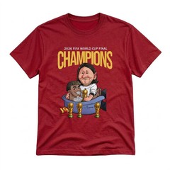 Funny Soccer Legend Caricature T-Shirt Champions 2026 Graphic Tee Black Unisex