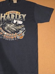 VTG 3D Emblem 1991 Harley Davidson I OWN A HARLEY NOT JUST A T-SHIRT Mt. Vernon