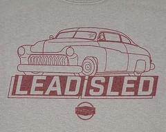New Retro Hobby Lead Sled Men’s T-Shirt Medium Gray, Various Sizes