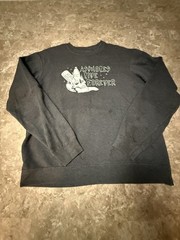 Assholes*s Live Forever Large Clothes-3 pc Pullover Sweater T-Shirt Black Gray