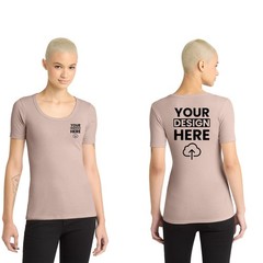 District Custom Printed Women V.I.T Rib Scoop Neck Tee Gift For Him DT6020 S-3XL