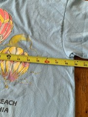 Vtg Laguna Beach California Surfer Graphic T-Shirt M 38-40 90s Hot Air Balloons