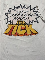 Delta The Tick 90s Double-Sided Graphic Tee single stitch