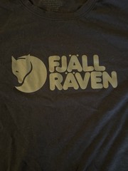 Fjallraven Logo T-Shirt Men’s XL Black Short Sleeve – See Description Size