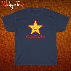 New Carl’s Jr Logo Black/Grey/Navy/White Size S-5XL Unisex T-Shirt