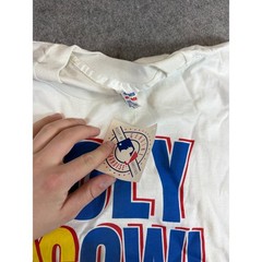 NWT VTG 90s Harry Caray Chicago Cubs Shirt Mens White Mcdonalds McDonald’s XL