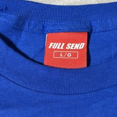 Full Send Thomas Jeffersend Shirt Mens Large Blue Graphic USA Patriotic