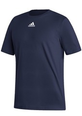 Men’s Adidas Fresh Badge of Sport Short Sleeve T Shirt Tee, Navy Blue, NEW