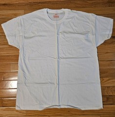 Hanes Men’s White Cotton Tagless Crew Neck T-Shirts Set of 5 NWOT Size XL