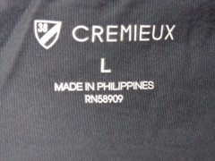 Cremieux T Shirt Men’s L Blue Long Sleeve Graphic Double Sided New With Tags