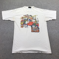 Vintage Fat Albert Junkyard Gang Shirt Mens Large Graphic Scene Not Herd 90s
