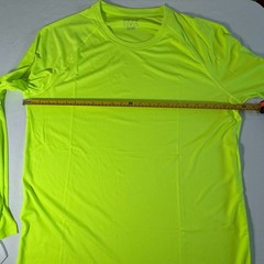 Boladeci Mens Long Sleeve UPF 50+ UV Block Shirt XL Neon Green Moisture Wicking