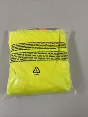 Holmes Workwear Hi-Vis Long Sleeve T-Shirt, Yellow, Size 4XL
