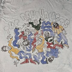 The Revivalists Band Graphic T-Shirt Mens Small Comfort Colors Blue Mineral Wash