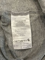 Carhartt Men’s Gray Short Sleeve Workwear Henley Neck Pullover T-Shirt Size L