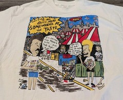 Vintage 90s 1994 Beavis and Butthead Taste Of Chicago Made In USA Size XL