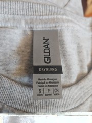 2 Gildan Ash Youth Small 50/50 G800B