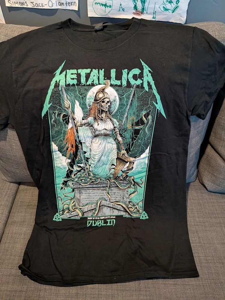 Metallica Dublin 2026 Pop Up Shirt