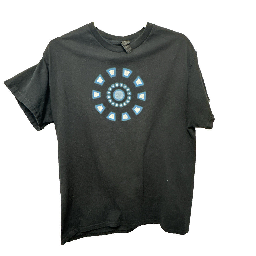 Tony Stark / Iron Man Arc Reactor Logo T-Shirt – Marvel / Avengers Med EUC