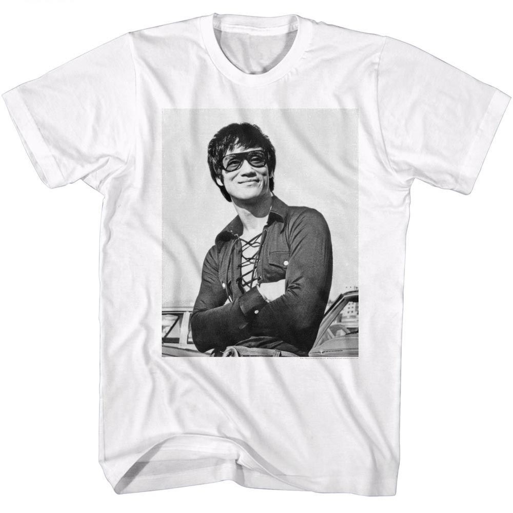 Bruce Lee Smug White Icon Shirt