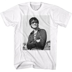 Bruce Lee Smug White Icon Shirt