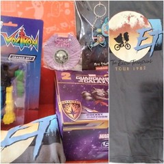 Brand New Loot Crate Exclusive Box Marvel ET Shirt Voltron Collectible Toy Lot