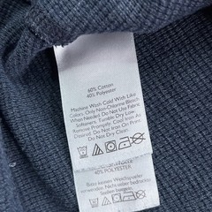 Eddie Bauer Shirt Mens Large Tall Blue Henley Waffle Knit Long Sleeve Thermal