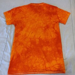 The Mountain Orange Tie-Dye Mushroom Graphic Cotton Jersey Tee Regular Fit S